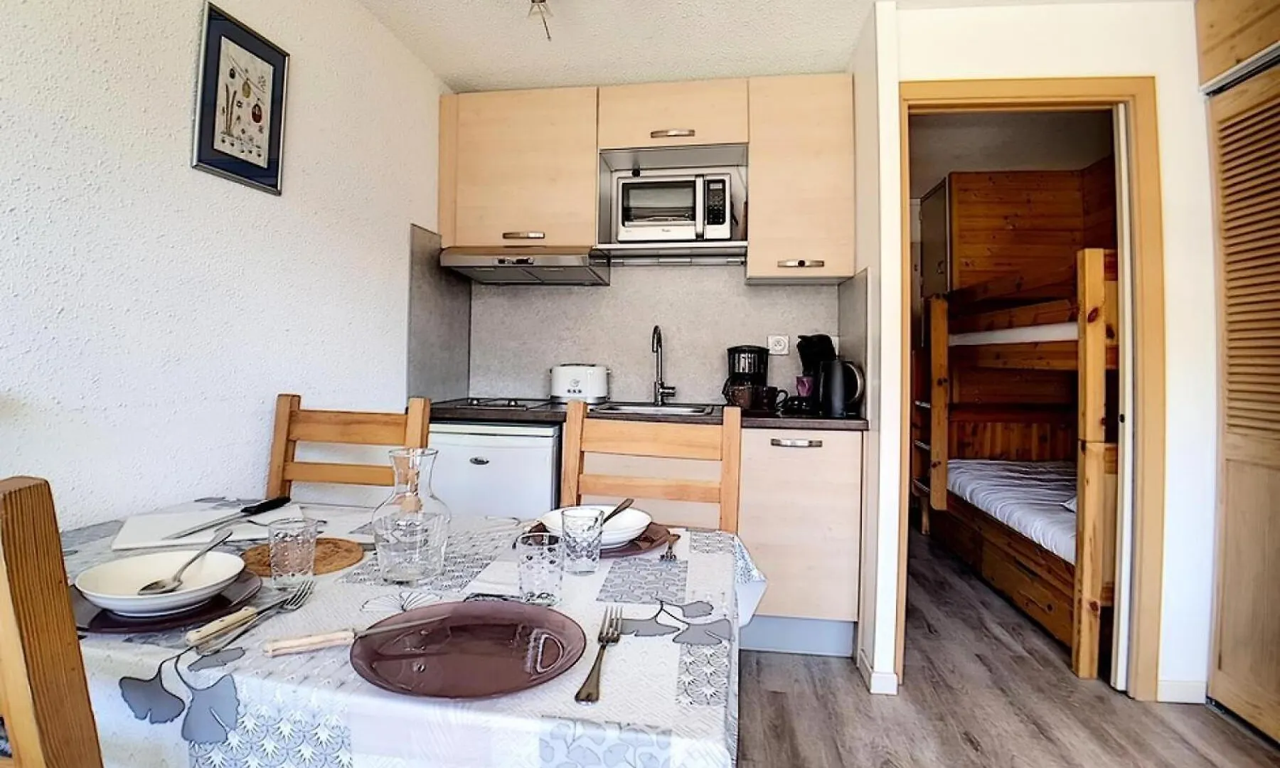 Residence Aravis - Studio Confortable - Acces Direct Aux Pistes - Balcon Mae-1494 サン・マルタン・ド・ベルヴィル アパート